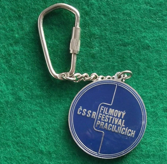 1988 FFP Czech Filmovy Exhibition 39th Workers Film Festival Key Ring