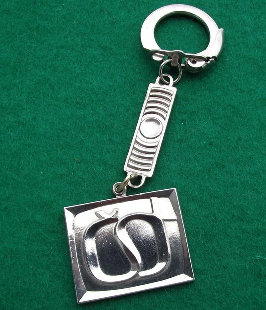 Vintage Ceska Statni Televize CST Czech State Television Broadcasting Key Ring