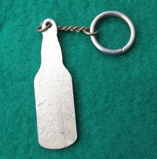 Vintage Pilsner Urquell 12 Degree Dark Beer Bottle Czech KeyChain Key Ring
