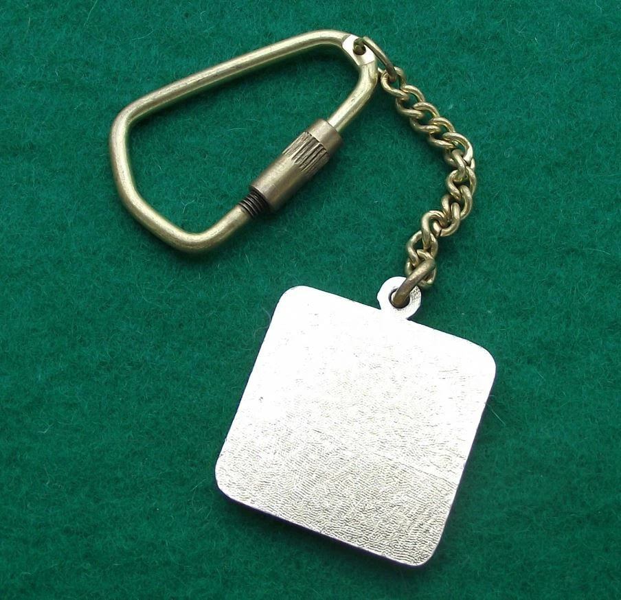 Vintage Hunting Association of Czechoslovakia Deer Stag Key Chain Keyring