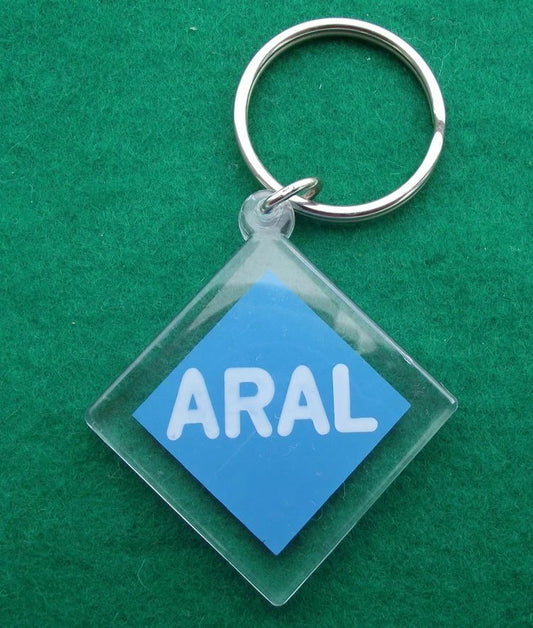 Aral Oil Company German Petrol Gas Station Firm now BP Keychain Keyring Key Ring