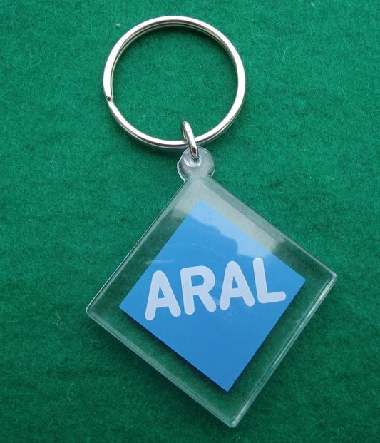 Aral Oil Company German Petrol Gas Station Firm now BP Keychain Keyring Key Ring