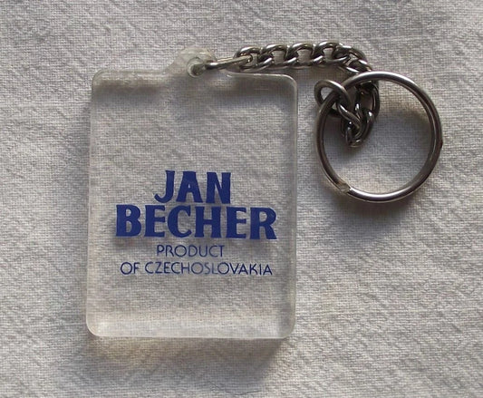 Vintage Becherovka Jan Becher Herbal Bitters Alcohol Spirit Key Ring Key Chain