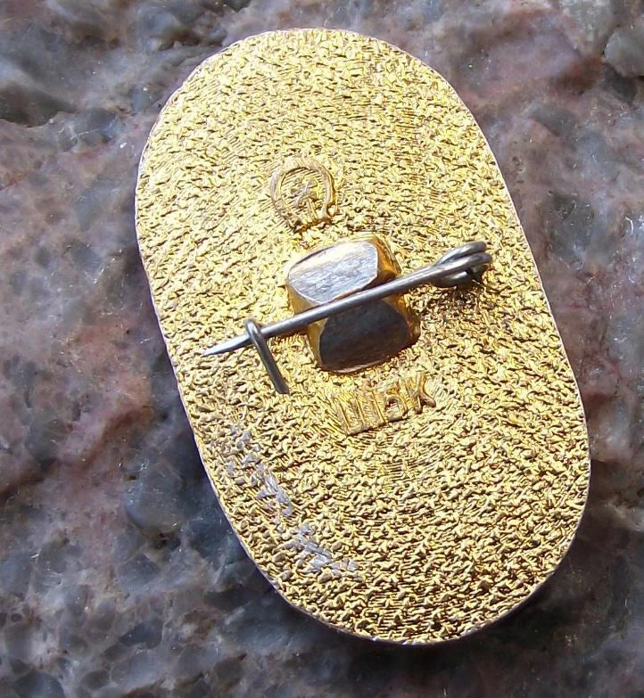 1980 Summer Olympic Games Moscow Single Sculls Rowing Event Pin Badge