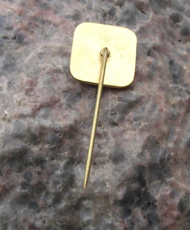 Vintage Leaping Motocross MX Motorbike Rider Mototechna Czech Race Pin Badge