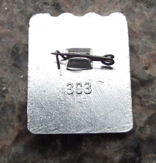 Vintage Soviet Union Russia Motorbike Motorcross MX Motorcycle CCCP Pin Badge