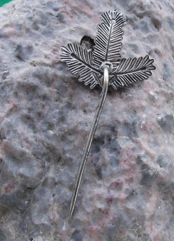 Vintage Pointer Hunting Dog Head Hunt Pine Twig Motif Czech Hunters Pin Badge