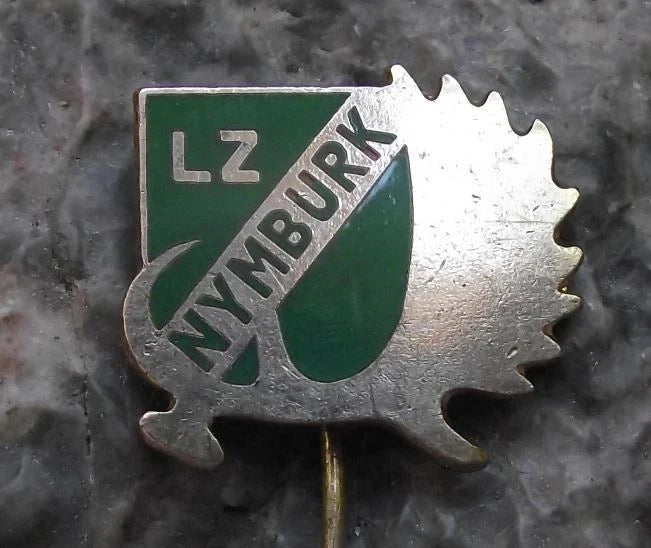Vintage Czechoslovakia State Forestry LZ Nymburk Stag Horn Pin Badge