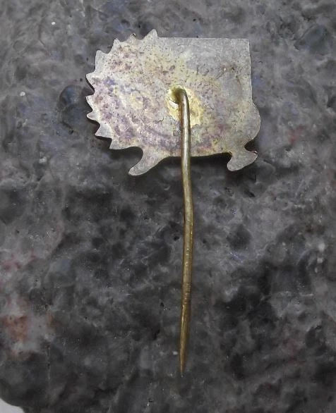 Vintage Czechoslovakia State Forestry LZ Nymburk Stag Horn Pin Badge
