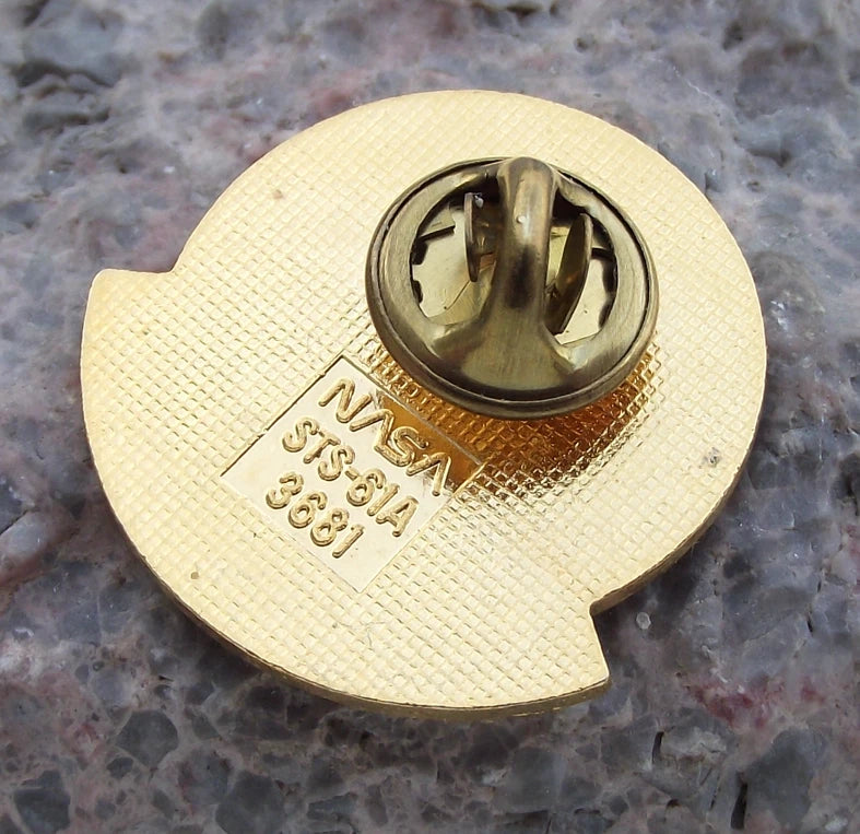 Official NASA Space Shuttle Mission STS 61-A Pin Badge from Personal Collection