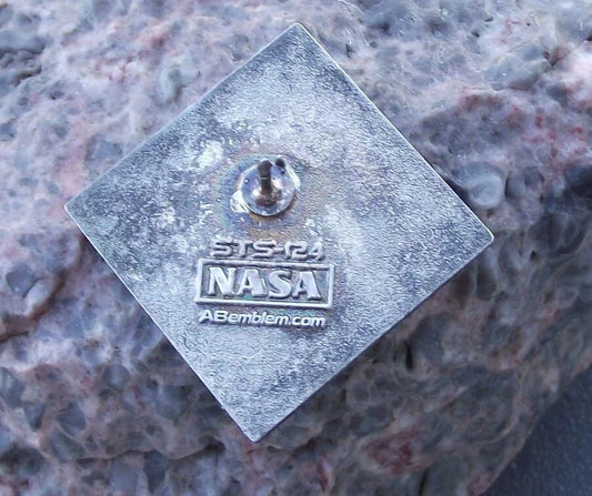 Official NASA Space Shuttle Mission STS 124 Pin Badge from Personal Collection
