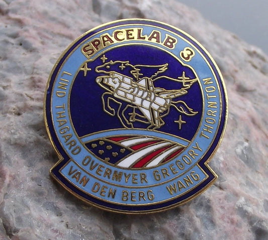 Official NASA Space Shuttle Mission STS 41-D 1st Jewish Woman in Space Pin Badge