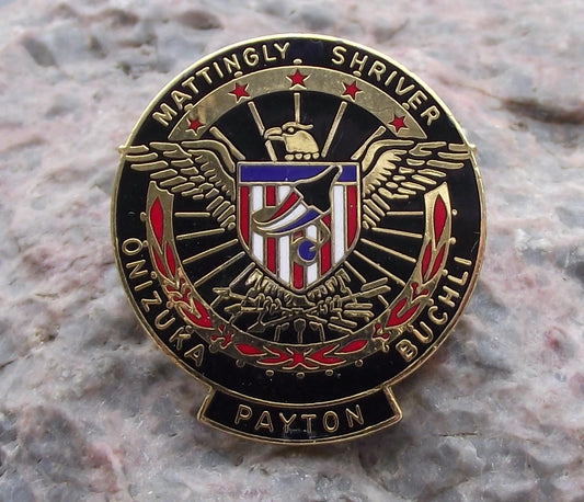 Official NASA Space Shuttle Mission STS 51-C Secret Military Satellite Pin Badge