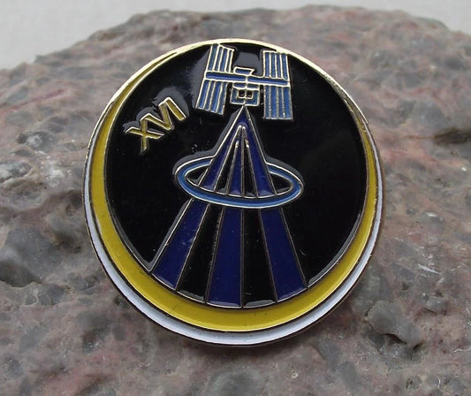 NASA ISS International Space Station Expedition 16 XVI Malaysia Tie Pin Badge