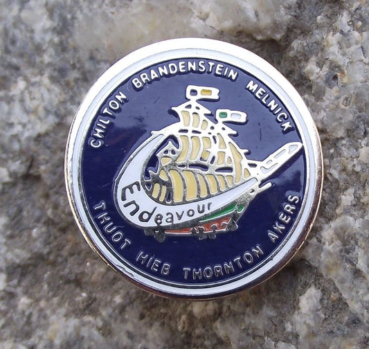 NASA Space Shuttle STS 49 Endeavour Intelsat Rescue Mission Tie Pin Badge