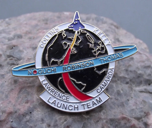 NASA Space Shuttle Mission STS 114 Discovery ISS Assembly Launch Team Pin Badge