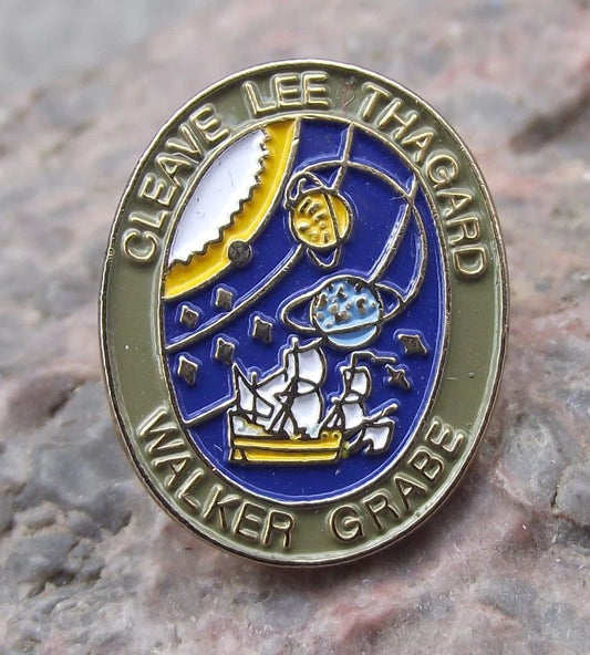 NASA STS 30 First Female Astronaut Space Shuttle Magellan Mission Tie Pin Badge