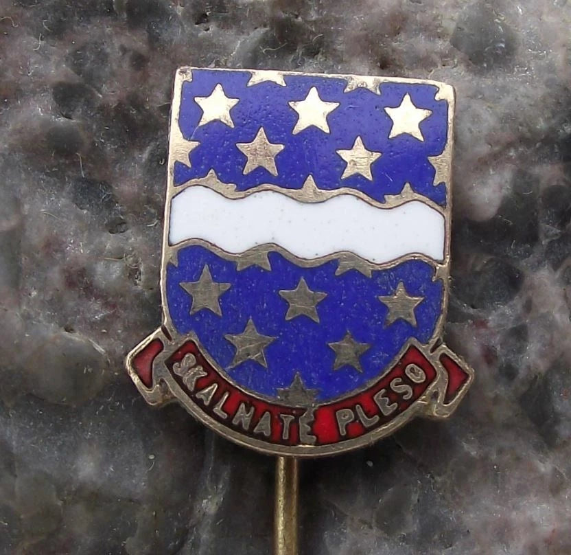 Vintage Skalnaté Pleso Slovakia High Tatra Mountains National Park Pin Badge