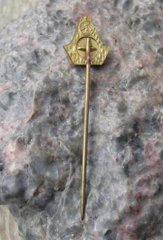 Vintage Dukla Pass Battle Czech Flag Army Commemorative War Memorial Pin Badge