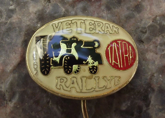 1967 Tatra Company Veteran Vintage Classic Car Rally Czech Automobile Pin Badge