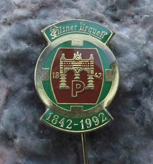 1992 Rare Pilsner Urquell Czech Brewery Pils Lager Beer Pin Badge