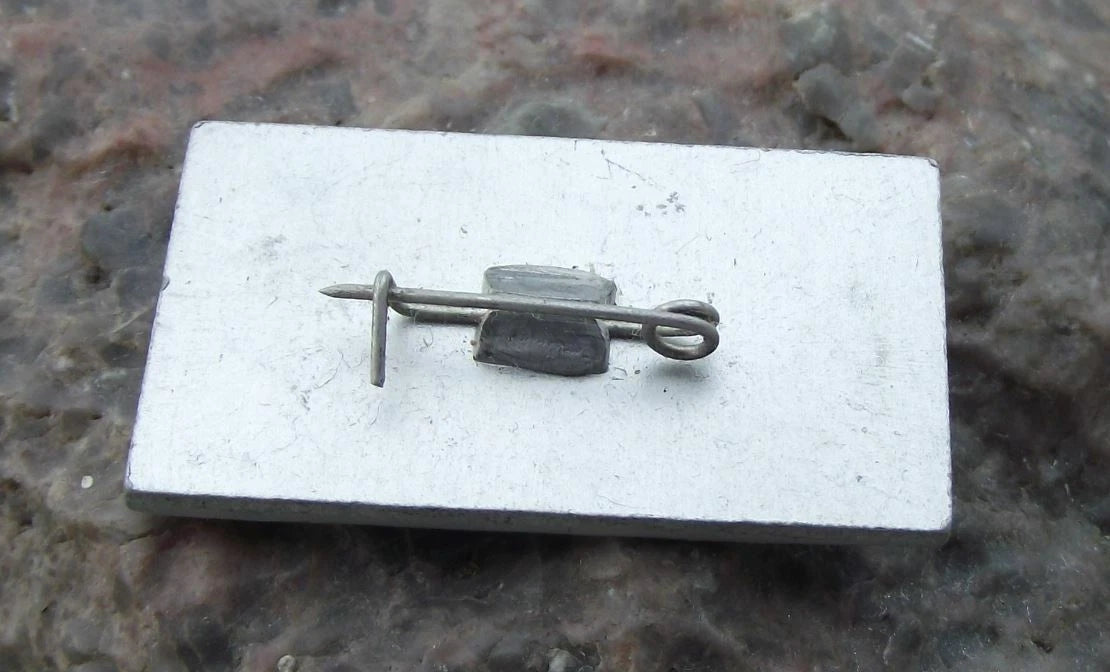 1974 Soviet Union V I Lenin Class Cruiser Cruise Ship Boat Mirror Pin Badge - Badgecrazy