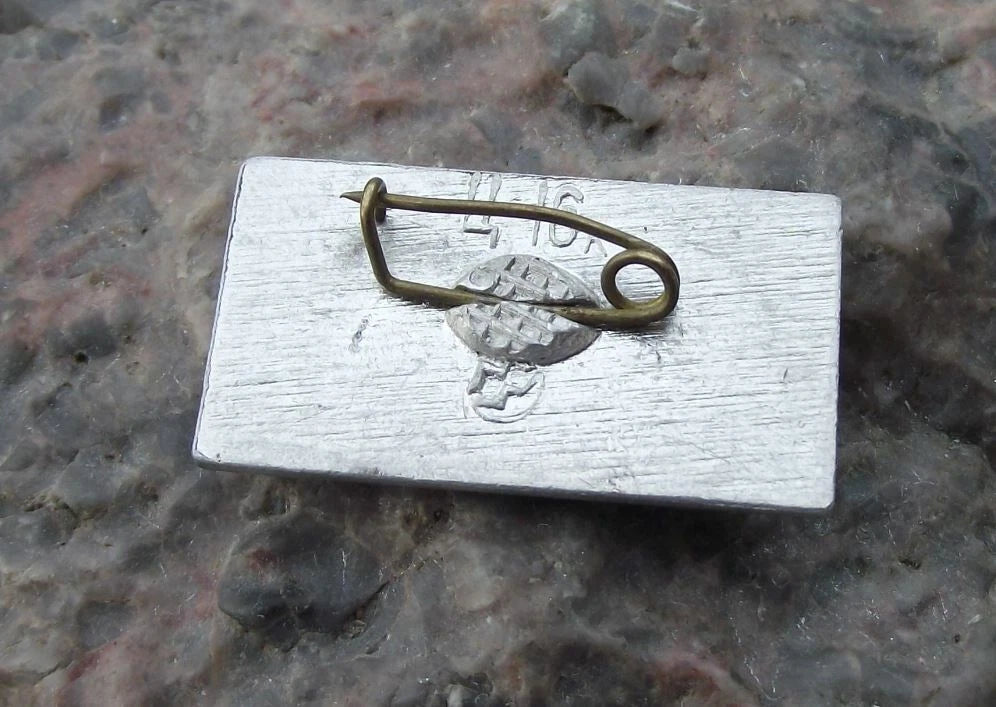 Vintage Dnieper Boat Cruise Russian River Soviet Union Ship Tourist Pin Badge