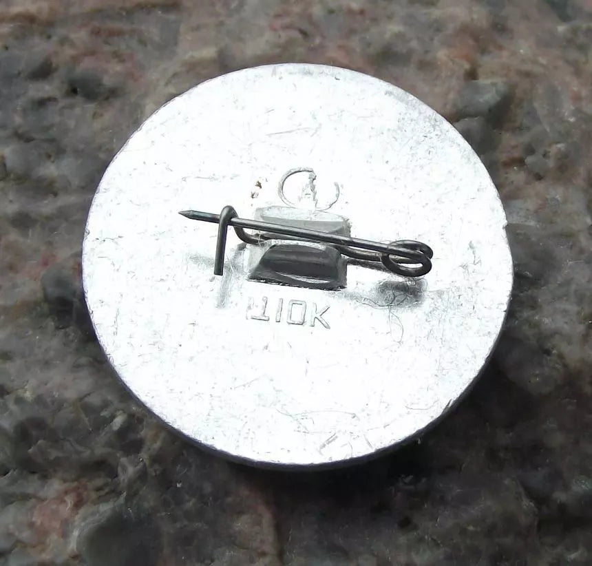 Vintage Tallinn Estonia Famous City Landmarks Tourist Souvenier Pin Badge